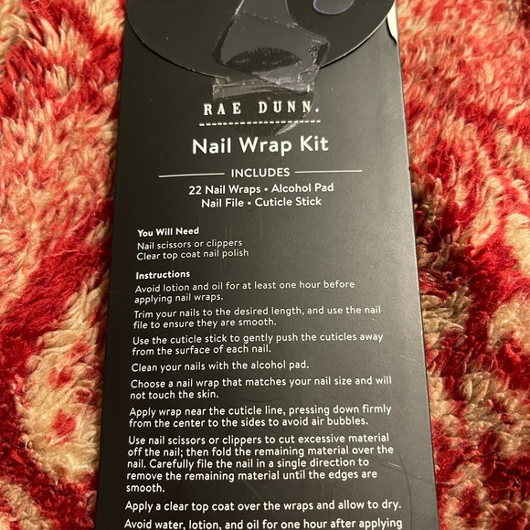 2/$20 Rae Dunn Nail Wraps PEACE HTF NWT - Picture 4 of 4